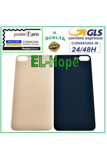 CUBIERTA TRASERA DE BATERÍA DE CRISTAL PARA APPLE IPHONE 8 PLUS CARCASA ORO ROSA