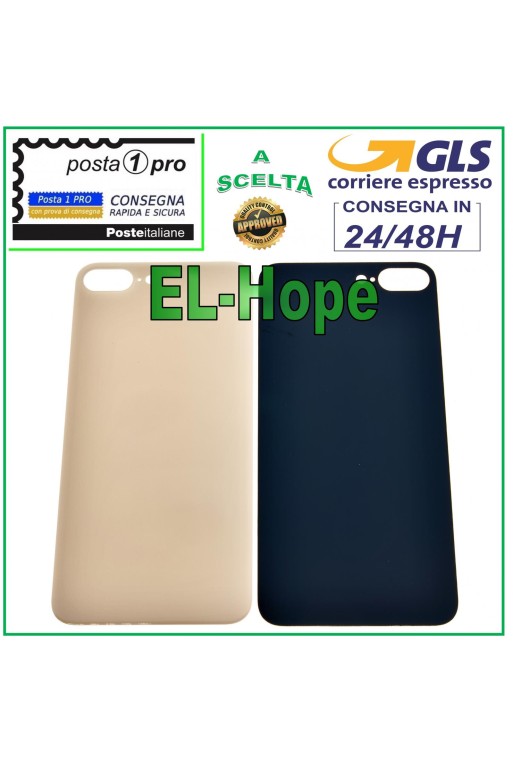 CUBIERTA TRASERA DE BATERÍA DE CRISTAL PARA APPLE IPHONE 8 PLUS CARCASA ORO ROSA