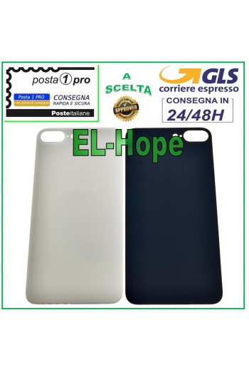 CUBIERTA TRASERA DE BATERÍA DE CRISTAL PARA APPLE IPHONE 8 PLUS CARCASA TRASERA BLANCA