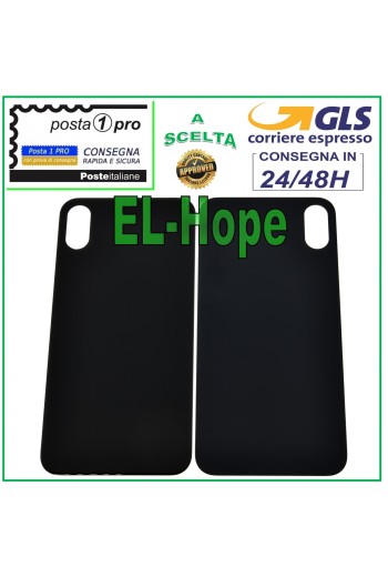 CUBIERTA TRASERA DE BATERÍA DE CRISTAL PARA APPLE IPHONE X CARCASA TRASERA NEGRA