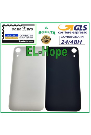 CUBIERTA TRASERA DE BATERÍA DE CRISTAL PARA APPLE IPHONE XR CARCASA TRASERA BLANCA