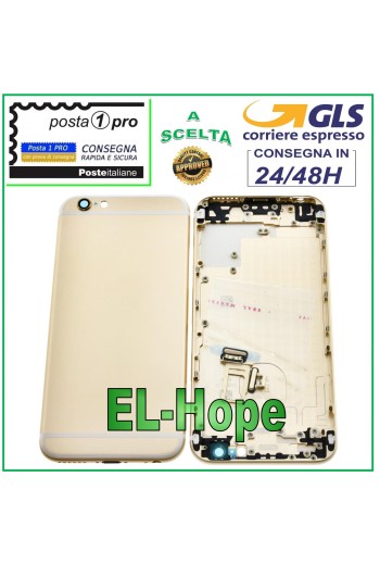 MARCO DE CARCASA TRASERA PARA APPLE IPHONE 6 6G CARCASA TRASERA DORADA