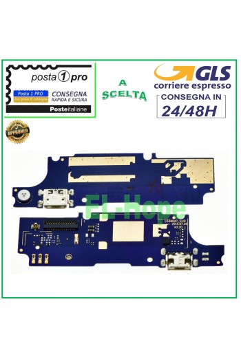 CONECTOR DE CARGA WIKO FEVER 4G MICROFONO DOCK JACK PCB CARGA MICRO USB 