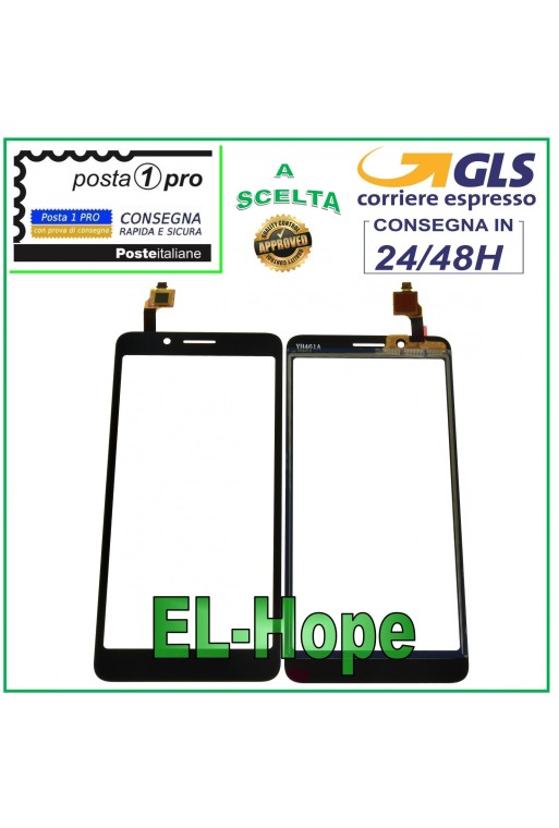 PANTALLA TÁCTIL DE VIDRIO ALCATEL 1C 2019 OT-5003 OT-5003D VIDRIO DIGITALIZADOR DESLIZANTE NEGRO