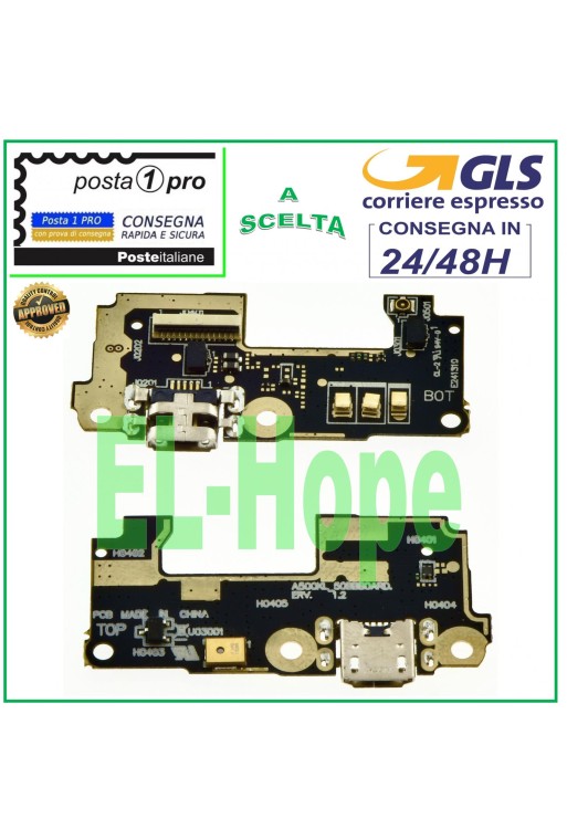 CONECTOR DE CARGA ASUS ZENFONE 5 A500CG A501CG T00J A502 A500KL BASE PARA MICRÓFONO