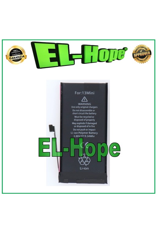 BATERÍA DE REPUESTO PARA IPHONE 13 MINI 2406 mAh 4,47 V