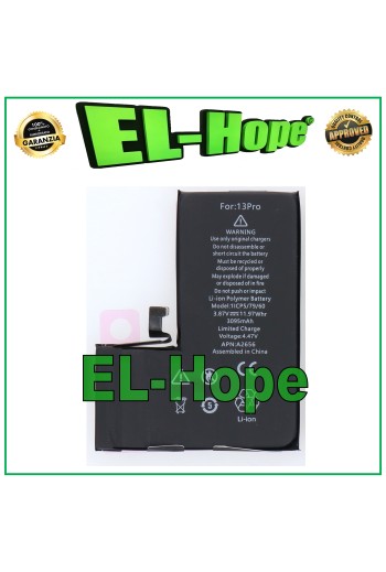 BATERÍA DE REPUESTO PARA IPHONE 13 PRO 3095 mAh 4.47V