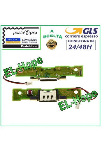 NINTENDO WII U GAMEPAD CARGA PCB RANURA DE LA BASE CONECTOR DE CARGA DE ALIMENTACIÓN