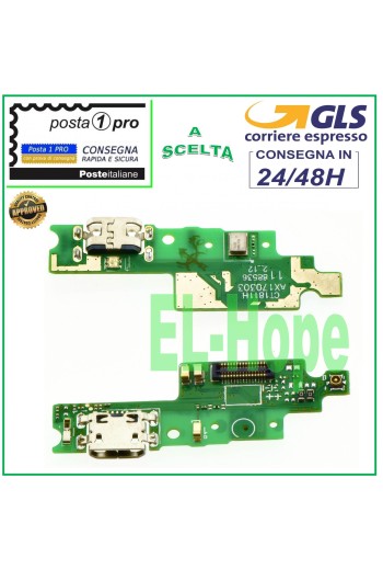 CONECTOR DE CARGA XIAOMI REDMI 4X (5.0) BASE PARA MICRÓFONO PCB CARGA MICRO USB