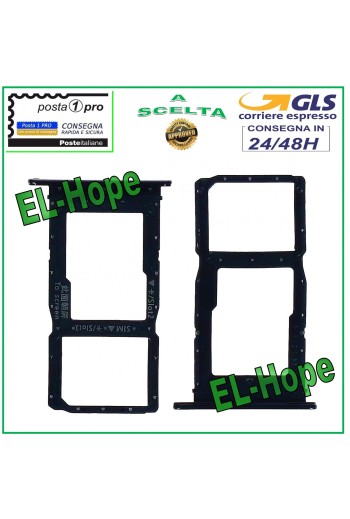 CARTUCHO DE RANURA PARA TARJETA SIM MICRO SD HUAWEI P SMART Z STK-LX1 LX2 L21 NEGRO