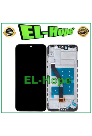 PANTALLA LCD + MARCO PARA HUAWEI Y6S 2019 JAT-L41 PANTALLA TÁCTIL VIDRIO NEGRO