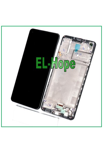PANTALLA LCD + MARCO PARA SAMSUNG GALAXY A21S SM A217F PANTALLA TÁCTIL CRISTAL NEGRO