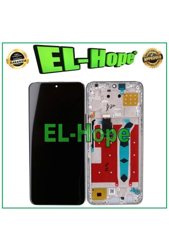 MARCO DE PANTALLA LCD PARA HONOR X8 4G TFY-LX1 L026 L036 PANTALLA TÁCTIL CRISTAL PLATEADO