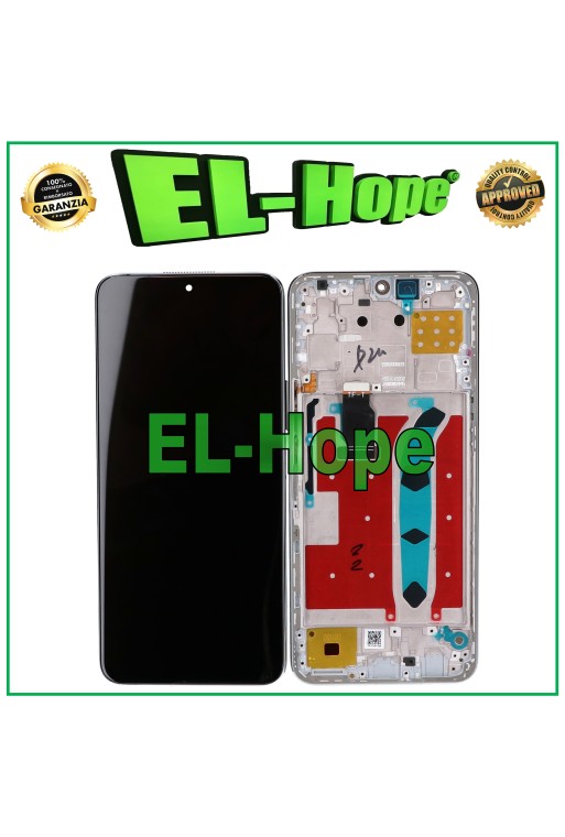 MARCO DE PANTALLA LCD PARA HONOR X8 4G TFY-LX1 L026 L036 PANTALLA TÁCTIL CRISTAL PLATEADO