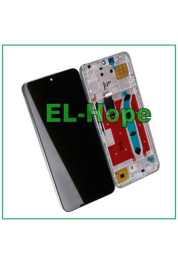 MARCO DE PANTALLA LCD PARA HONOR X8 4G TFY-LX1 L026 L036 PANTALLA TÁCTIL CRISTAL PLATEADO
