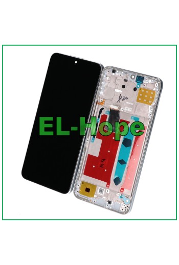MARCO DE PANTALLA LCD PARA HONOR X8 4G TFY-LX1 L026 L036 PANTALLA TÁCTIL CRISTAL PLATEADO