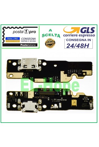 Conector de carga USB para base de micrófono XIAOMI REDMI NOTE 6 PRO PCB de carga