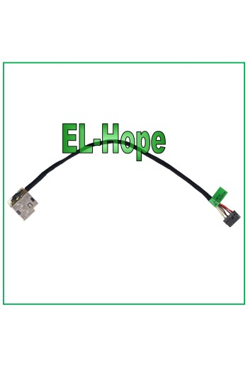 Conector de alimentación de CC para portátil HP 250 260 G3, conector flexible de carga plana