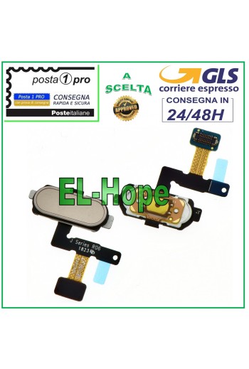 BOTÓN CENTRAL DE INICIO SAMSUNG GALAXY J5 J7 2017 J530 J730 SENSOR DE HUELLAS DACTILARES DORADO