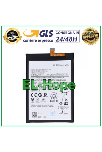 BATERÍA MC50 PARA MOTOROLA MOTO G9 POWER XT2091 6000 mAh BATERÍA IGUAL A LA ORIGINAL