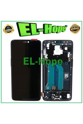 PANTALLA TFT LCD + MARCO PARA ONEPLUS 6 A6000 A6003 PANTALLA TÁCTIL CRISTAL NEGRO