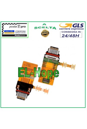 Conector de carga flexible plano para base de carga tipo C para Sony Xperia XZ1 F8342