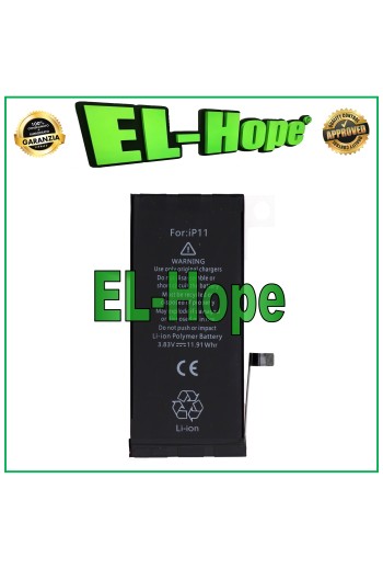 BATERÍA DE REPUESTO PARA IPHONE 11 3110 mAh 4,45 V