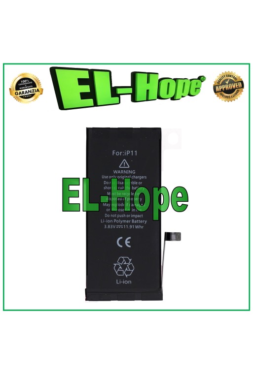 BATERÍA DE REPUESTO PARA IPHONE 11 3110 mAh 4,45 V