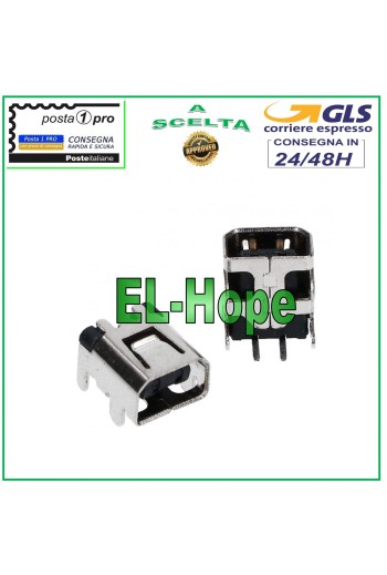 CONECTOR DE CARGA DE POTENCIA SUPERIOR MANDO NINTENDO WiiU