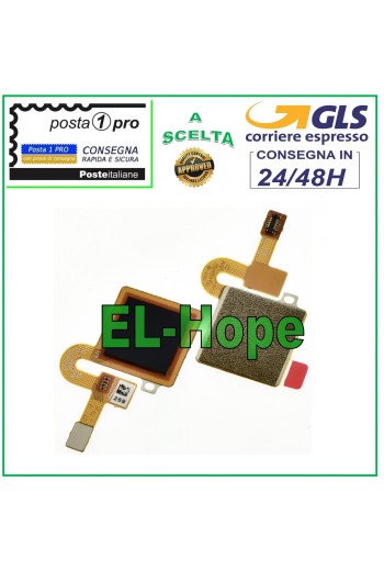 Botón Home Flex Plano Sensor Huellas Xiaomi Redmi 5 Plus Negro