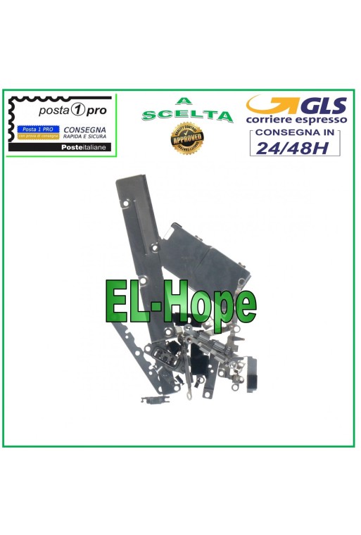 KIT COMPLETO SET SOPORTES SOPORTES PANTALLAS INTERNAS PARA APPLE IPHONE XS