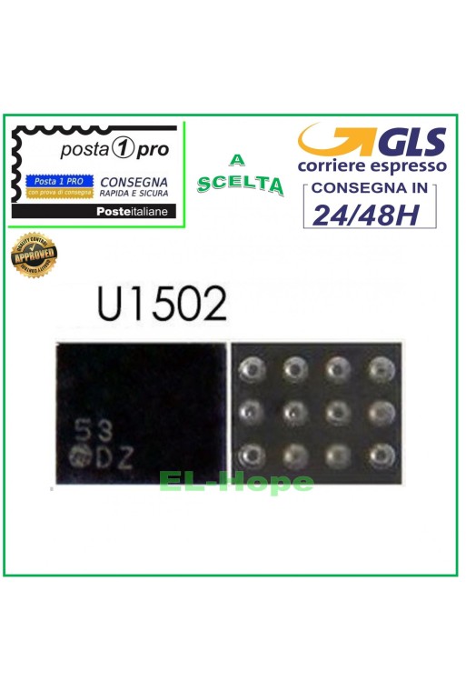 IC CHIP BGA U1502 U1580 RETROILUMINACIÓN PARA APPLE IPHONE 6 PLUS 6+