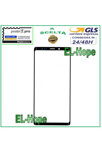 VIDRIO FRONTAL PARA SAMSUNG GALAXY NOTE 9 SM-N960F PEGAMENTO UV LOCA