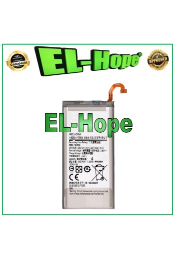 BATERÍA EB-BA530ABE PARA SAMSUNG A8 2018 SM A530 A530F 3000 mAh IGUAL A LA ORIGINAL