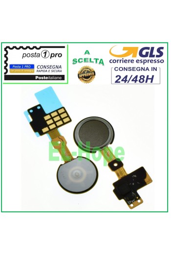 Botón Home Flat Flex Sensor de Huellas Dactilares LG G5 H850 H840 H830 H831 Gris