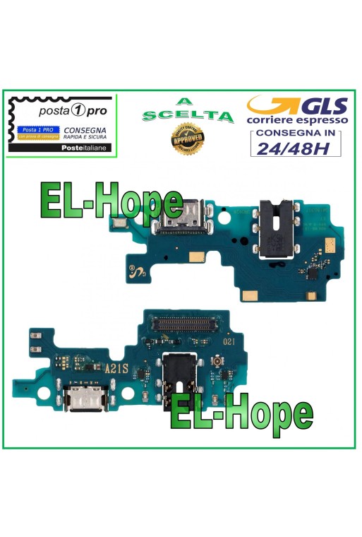 CONECTOR DE CARGA SAMSUNG GALAXY A21S SM-A217F BASE DE CARGA PARA MICRÓFONO TIPO C