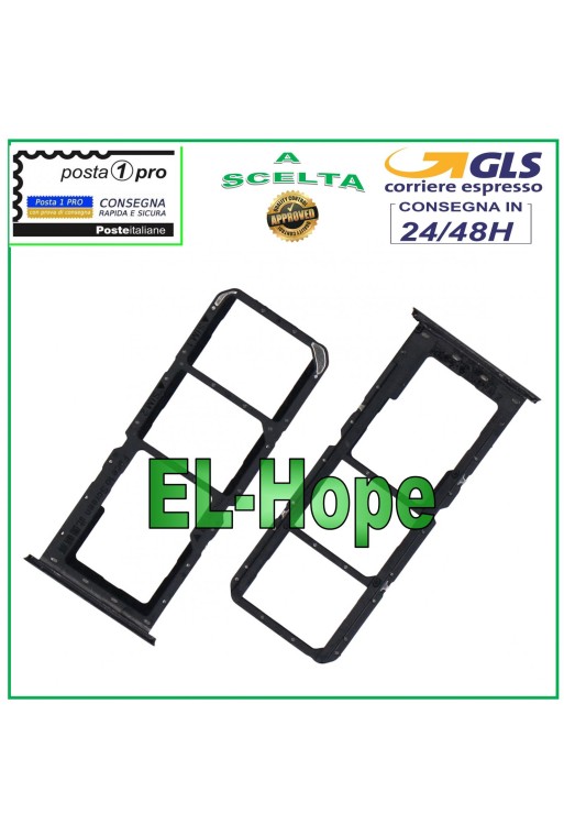 COMPARTIMENTO PARA CARTUCHO DE RANURA NANO SIM MICRO SD OPPO RENO 2Z CPH1945 CPH1951 NEGRO
