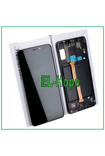 MARCO ORIGINAL PANTALLA LCD SAMSUNG GALAXY A9 2018 SM A920 PANTALLA TÁCTIL NEGRO
