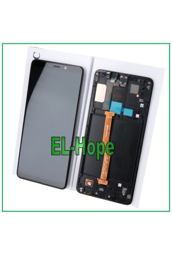 MARCO ORIGINAL PANTALLA LCD SAMSUNG GALAXY A9 2018 SM A920 PANTALLA TÁCTIL NEGRO