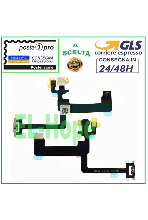 TECLA FLEXIBLE ENCENDIDO APAGADO APPLE IPHONE 6 PLUS VOLUMEN FLASH MICRÓFONO