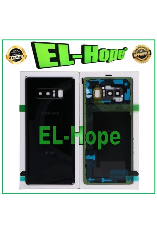 TAPA DE BATERÍA ORIGINAL SAMSUNG GALAXY NOTE 8 SM-N950 TAPA TRASERA NEGRA