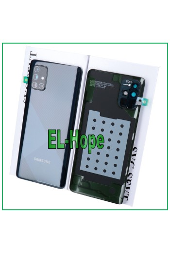 TAPA DE BATERÍA ORIGINAL SAMSUNG GALAXY A71 SM-A715 TAPA TRASERA NEGRA