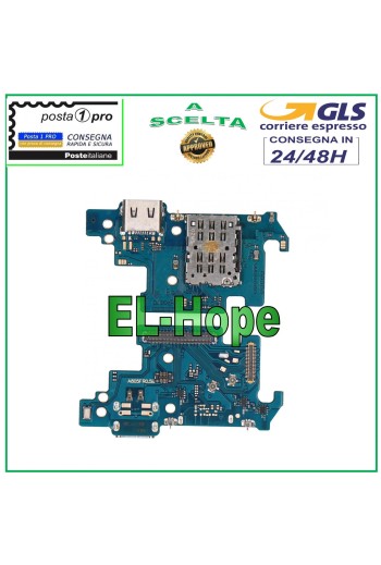 CONECTOR DE CARGA LECTOR SIM SAMSUNG GALAXY A80 SM-A805F MICRÓFONO CARGA