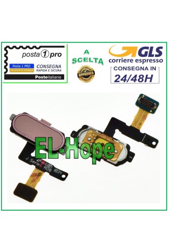 BOTÓN CENTRAL DE INICIO SAMSUNG GALAXY J5 J7 2017 J530 J730 SENSOR DE HUELLAS DACTILARES ROSA