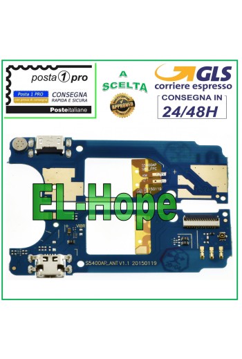 CONECTOR DE CARGA FLAT FLEX WIKO RAINBOW UP + MICROFONO DOCK CARGA MICRO USB