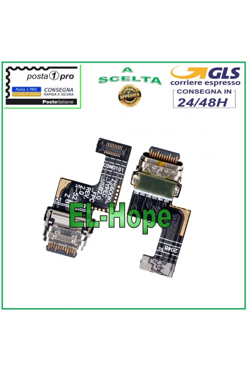 CONECTOR DE CARGA FLEXIBLE PLANO ASUS ROG PHONE ZS600KL Z01QD BASE DE CARGA TIPO C