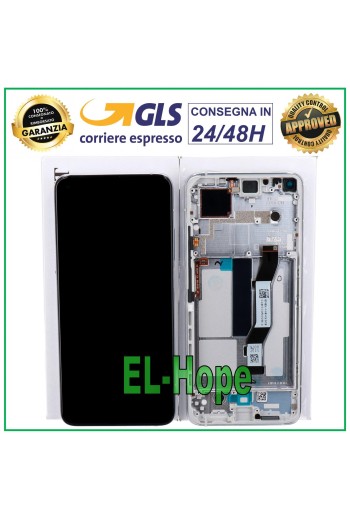 MARCO ORIGINAL PANTALLA LCD XIAOMI Mi 10T /10T Pro REDMI K30S CRISTAL TÁCTIL PLATA
