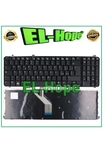 TECLADO ITALIANO PARA PORTÁTIL HP PAVILION 574261-061 570228-061 DV6-1000 2000