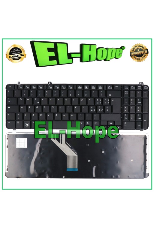 TECLADO ITALIANO PARA PORTÁTIL HP PAVILION 574261-061 570228-061 DV6-1000 2000