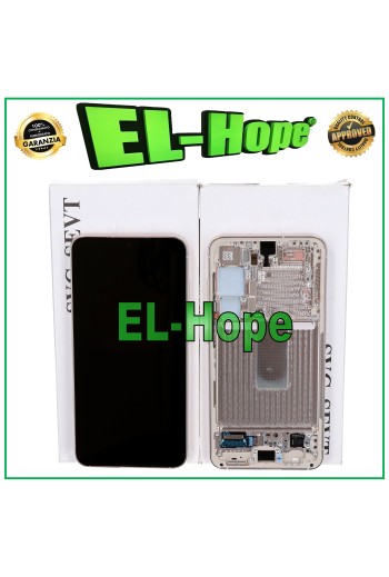 PANTALLA TÁCTIL + LCD ORIGINAL SAMSUNG GALAXY S23 5G 2023 SM-S911 CREMA/BEIGE